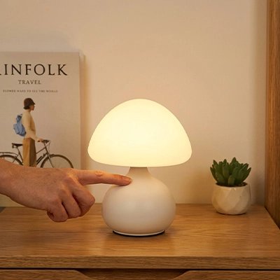 Lampe champignon ambiance chaleureuse s accorde a tous styles
