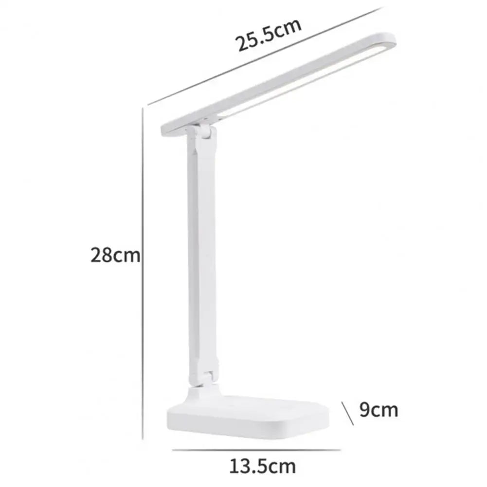 Lampe de bureau LED pliable nomade portable Dimensions