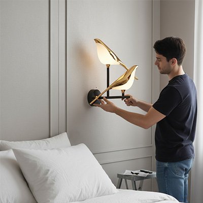 Applique murale eclairage orientable