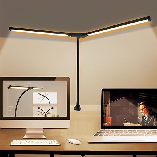 lamped de bureau led ajustable orientable confort visuel